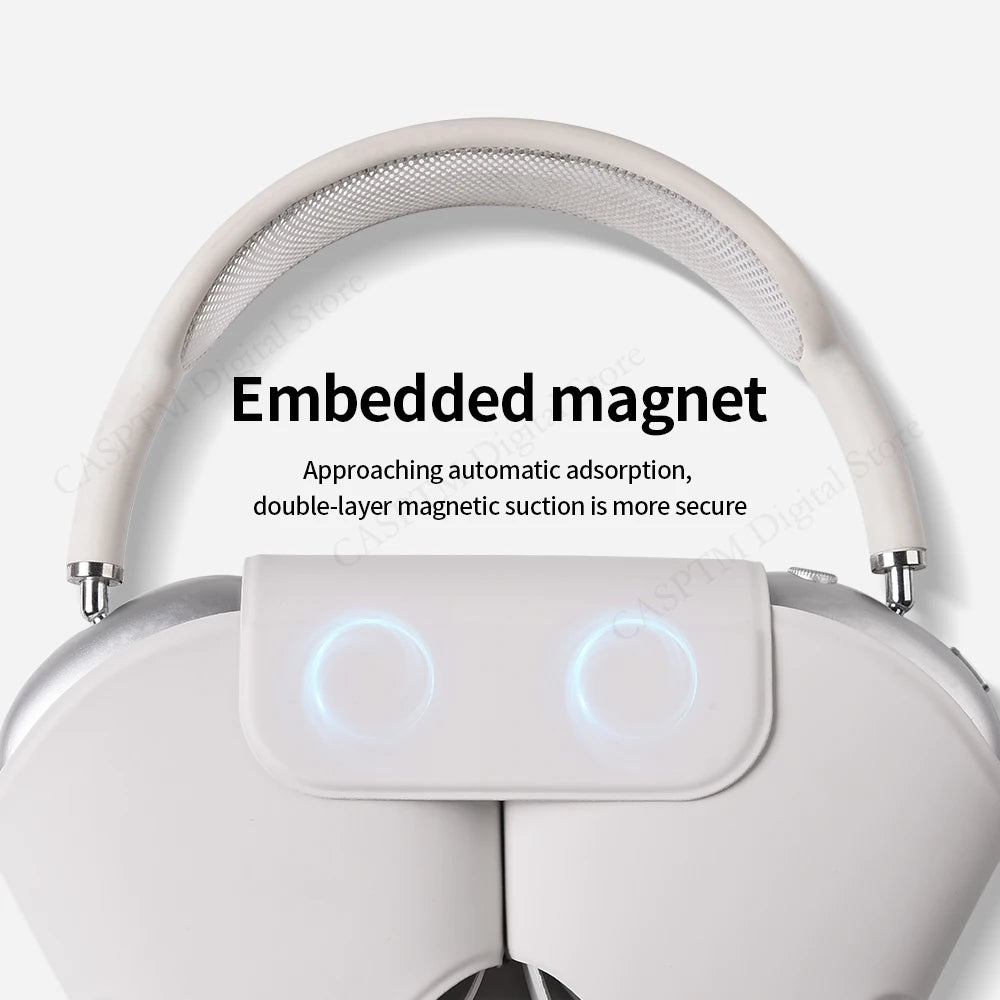 Luxury PU Headphones Cover For AirPods Max Case Anti-scratch Waterproof Protective Headset Cases For Apple AirPods Max Shell