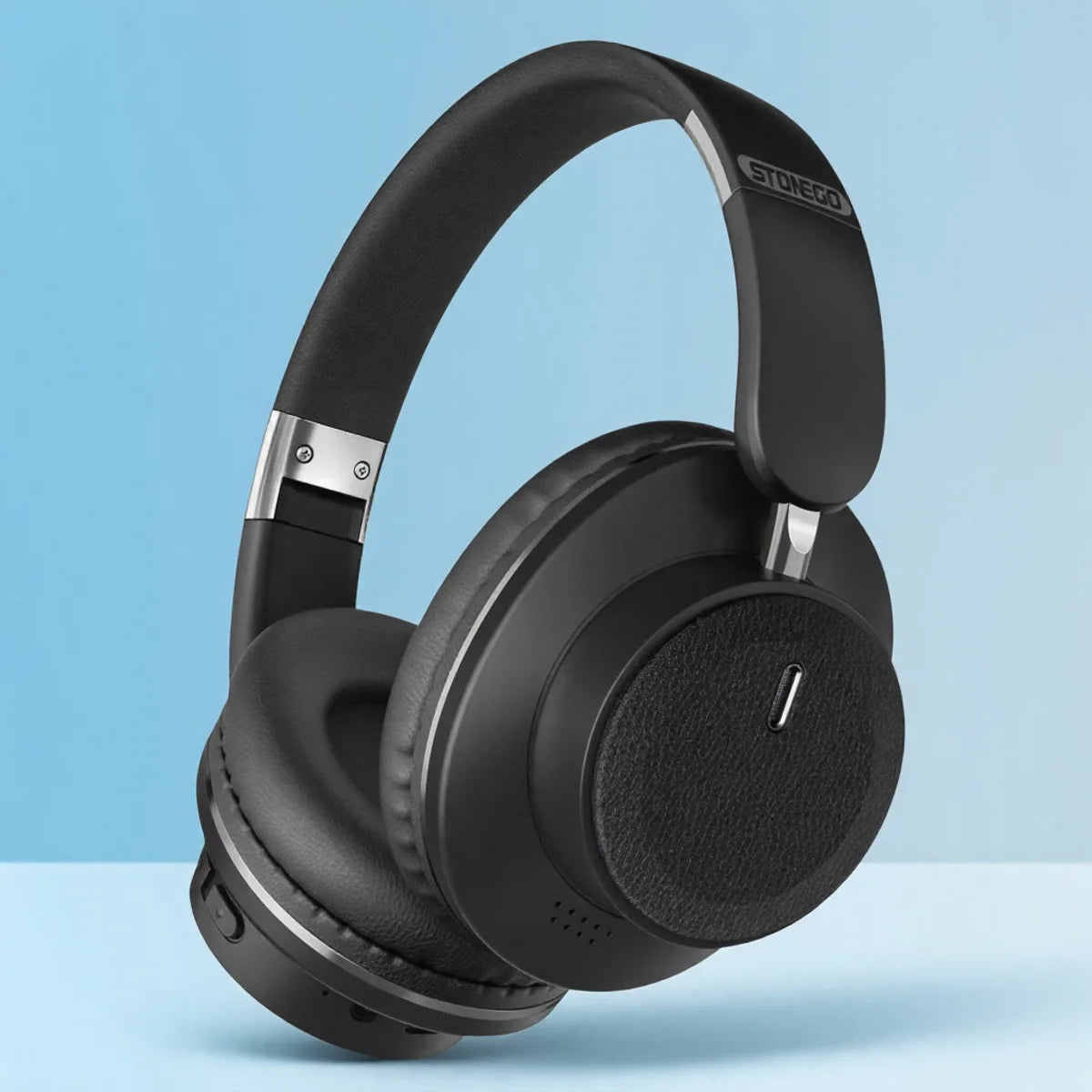 BT5.3 Wireless Foldable Headphones Portable Lightweight for Travel and Photography 400mAh Battery Noise Cancelling Earphones